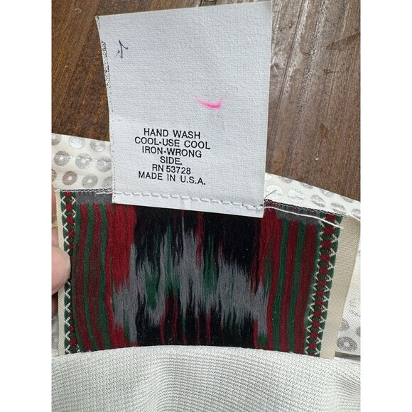 JOUJOU Womens Silver Dot Button Up Metallic Large 100% Cotton Made In USA - Picture 11 of 11